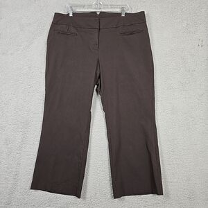Lane Bryant Brown Lafayette Fit Straight Pants Size Petite 5